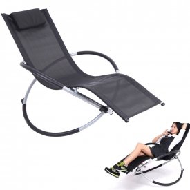 Garden Chaise Rocking Chair Swing Sun Lounger