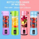 380ML Portable Electric Blender Juicer Smoothie Maker Cup / Flask / Bottle – USB Rechargeable